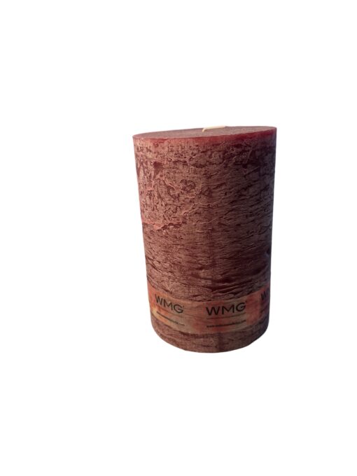 Kerze Rustic bordeaux